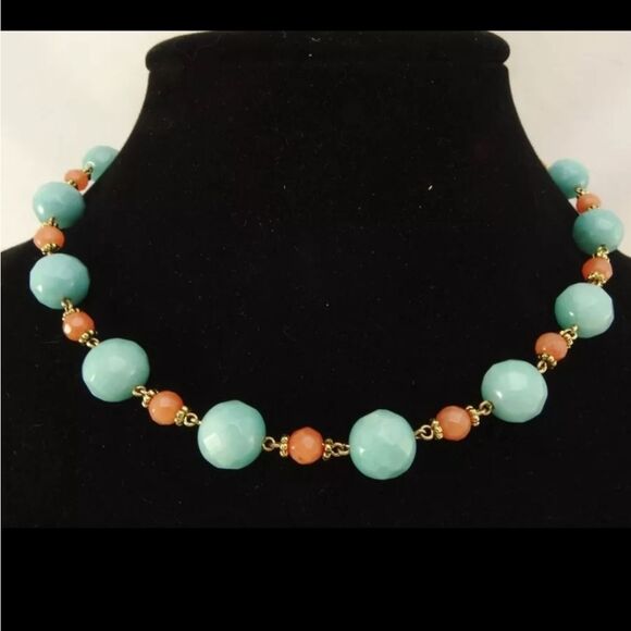 Illuminata Semi Precious Stone Necklace from Dillards NWT 17"+2" - Picture 1 of 5